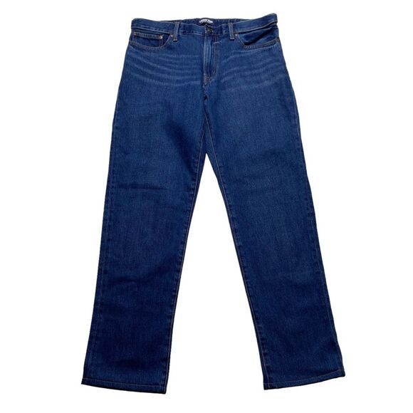 Land’s End Square Rigger Jeans Traditional Fit Blue Sz 33 - Picture 1 of 15